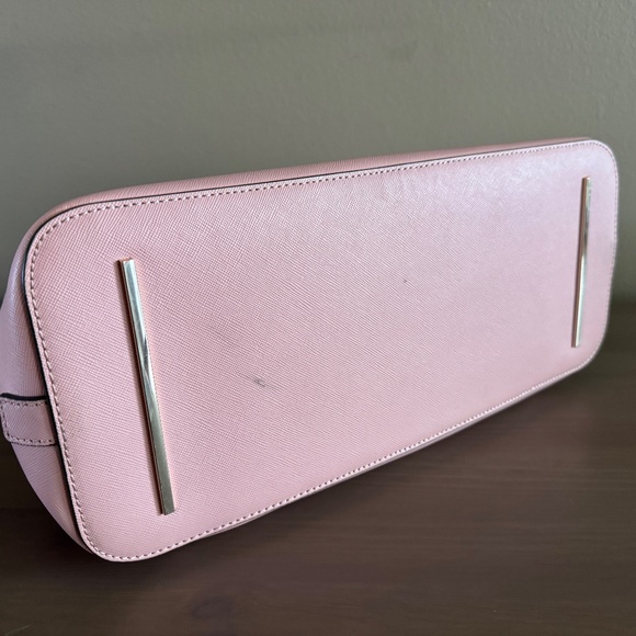 Tory Burch Robinson Open Dome Large Satchel in Pink - Picture 4 of 7